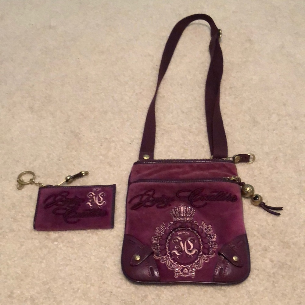 Juicy Couture crossbody bag and change purse